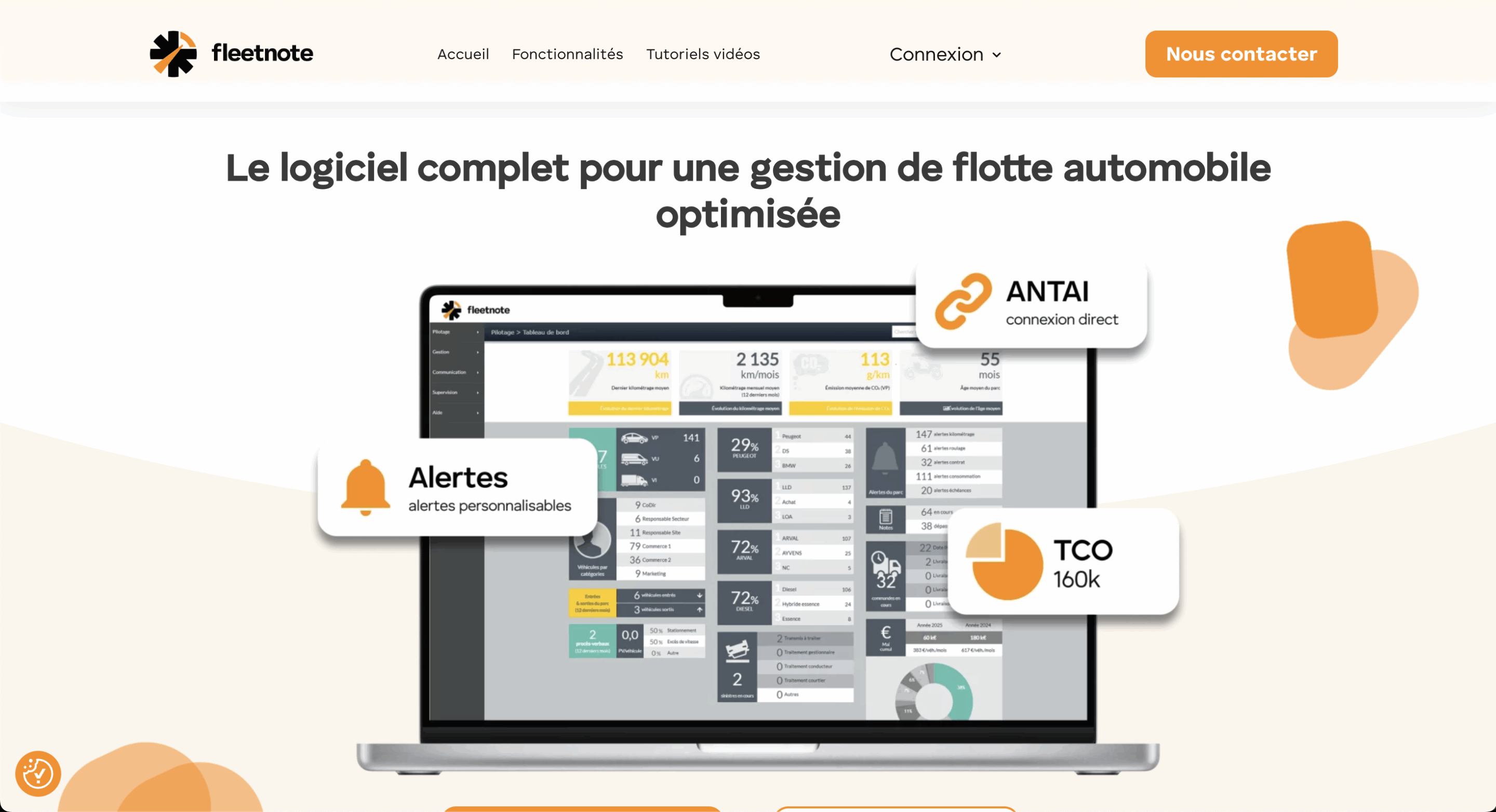 Fleet note, solution SaaS de GMAO dédiée à la flotte automobile.